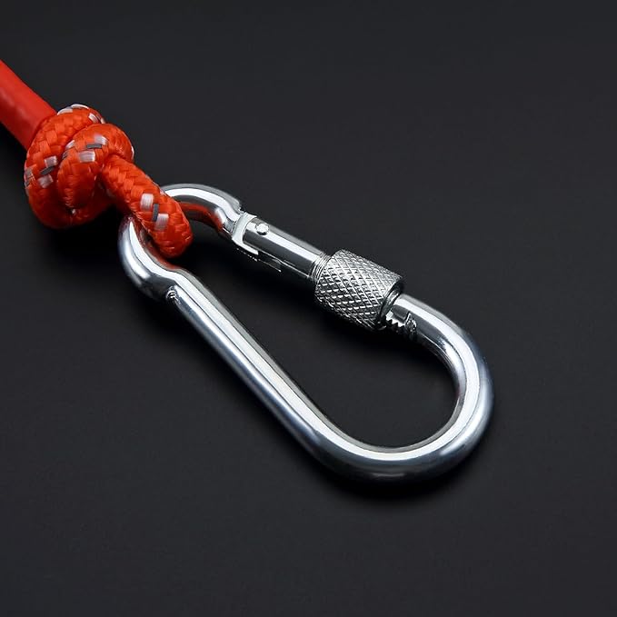 1/4 in (6mm) x 32 Ft (10Meter) Marine Floating Rope for Boating, Fishing, Rafting, Camping, Hiking, Hunting, Anchor, Mooring, Dock Lines, Kayak, Canoe, Rescuing Reflective Orange