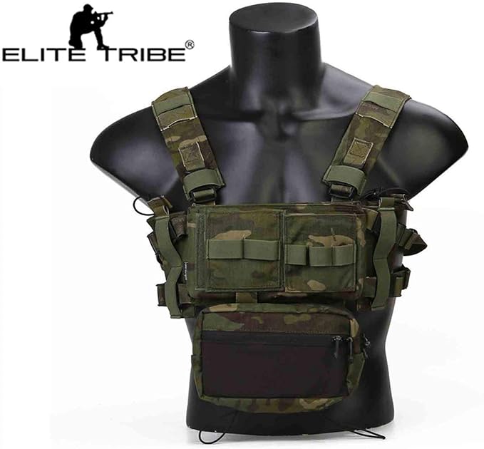 MK3 Modular Lightweight Chest Rig Micro Fight Chissis 5.56 Mag Pouch