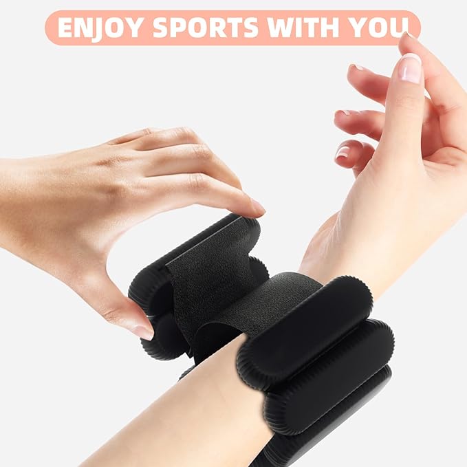 Adjustable Ankle Weights for Women Men Running,1 Pair (1Lbs Each)