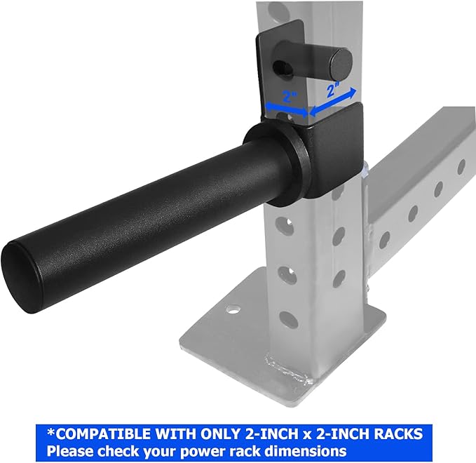 A2ZCARE Weight Plate Holder - Attachment Power Cage Rack for Power Rack - Weight Plates Storage Fit 2-inch Olympic Weight Plates (Set of 4)