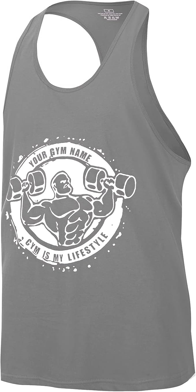 Men's Workout Sport Tank Tops Gym Vest Bodybuilding Fitness Muscle Shirts