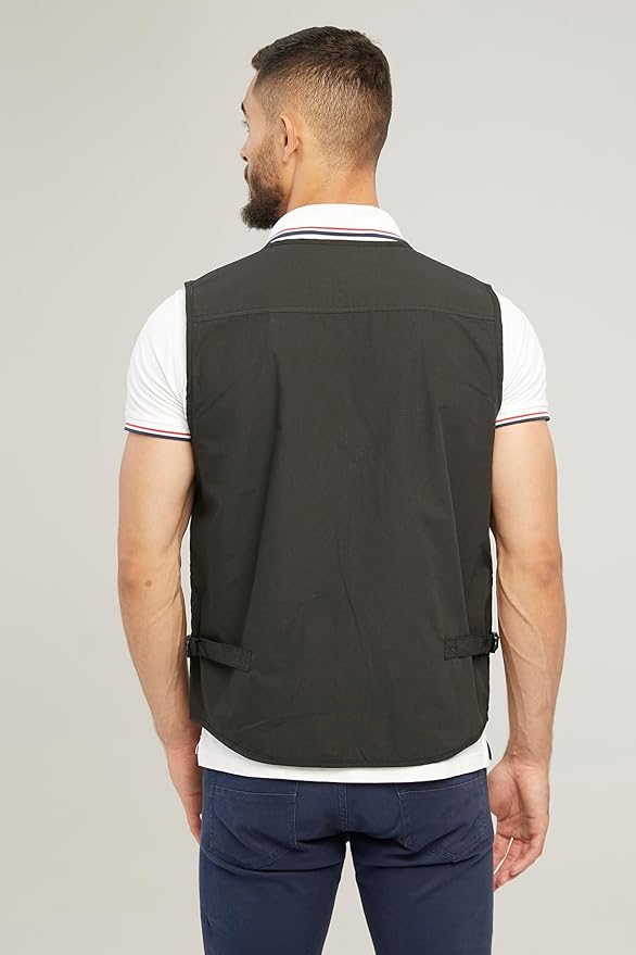 Men's Utility Work Hunting Travel Fishing Multi-Pockets Outdoor Vests