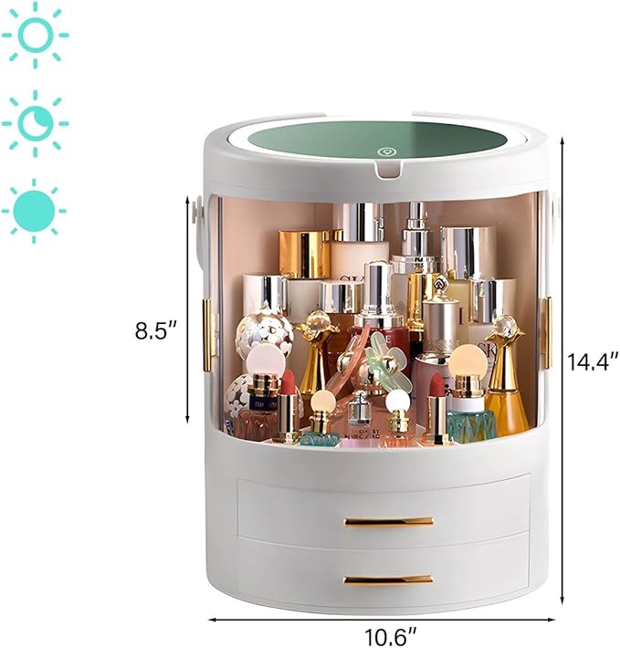 Makeup Organizer, Skincare Organizers, Rotating Makeup Organizer, Cosmetic