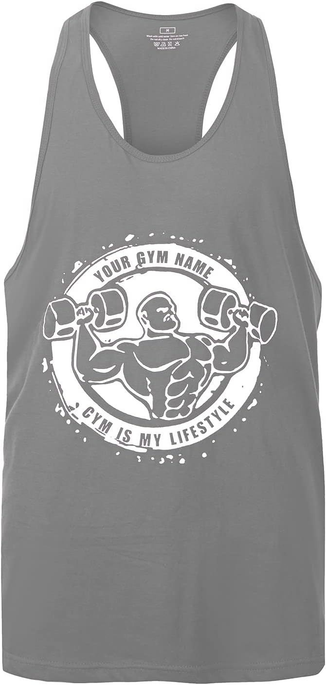 Men's Workout Sport Tank Tops Gym Vest Bodybuilding Fitness Muscle Shirts