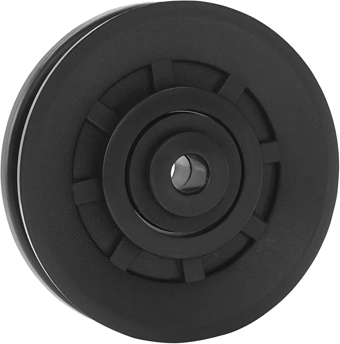 Luwint 3.5" Bearing Pulley Wheel, Fitness Pulleys Replacement for Home Gym Parts