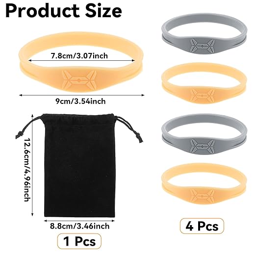 4Pcs Silicone Patella Bands for Knee Pain,Fine Knee Strap Patella Tendon Support, Elastic Patellar Knee Brace Strap Fixed Basketball Patella Band Rings for Running Soccer Hiking Jumpers