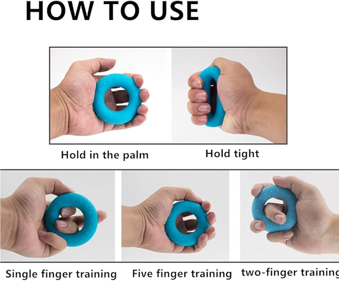 3 Resistance Levels Grip Strength Trainer