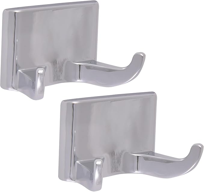 Millbridge Double Robe Hook in Polished Chrome 2-Pack