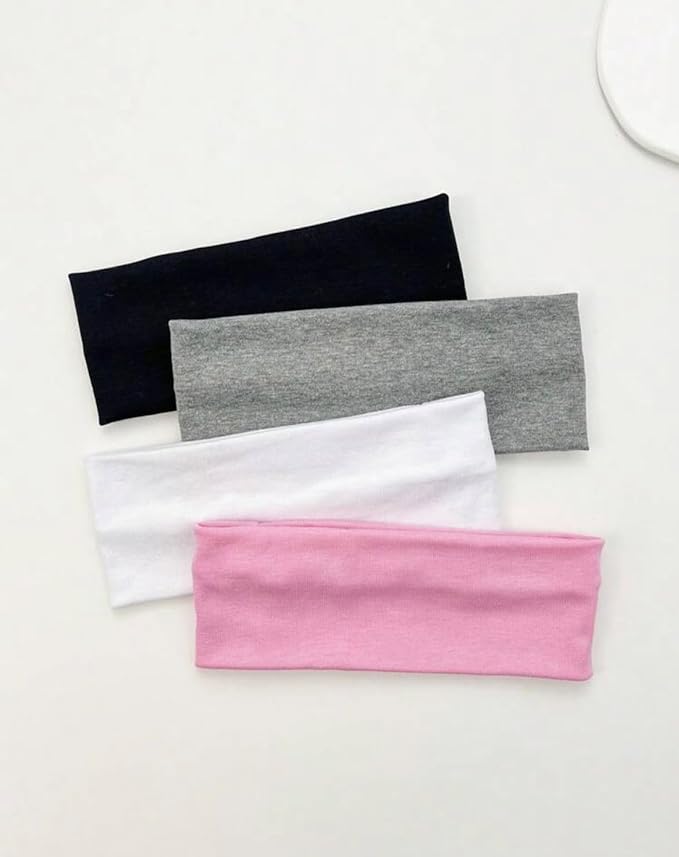 Headbands for Women Non Slip 16 Pack Multicolor Womens Head Bands, Elastic Hair Bands Soft Cotton Cloth Headband for Workout Yoga Sports Fashion Hair Accessories