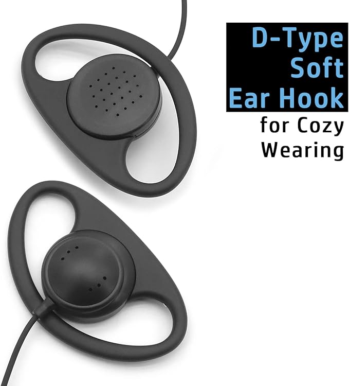 2 X Earpiece for Garmin Radio Rino 110 120 130 130 520 520 530 530 610 610 650 650 655 655 700 700 750 750 755T 755T Walkie 2.5mm 1-pin 1-pin Clip
