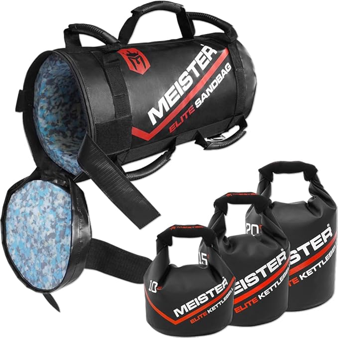 Meister 50lb Elite Fitness Sandbag Package w/ 3