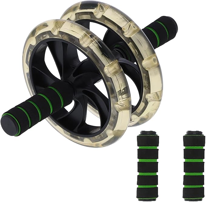 200MM Abdominal Wheel Roller Non‑slip Dual Wheels Exercise