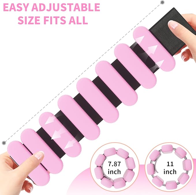Adjustable Ankle Weights for Women Men Running,1 Pair (1Lbs Each)