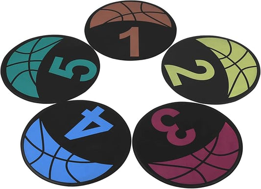 10 PCS Basketball Spot Markers 9 Inches