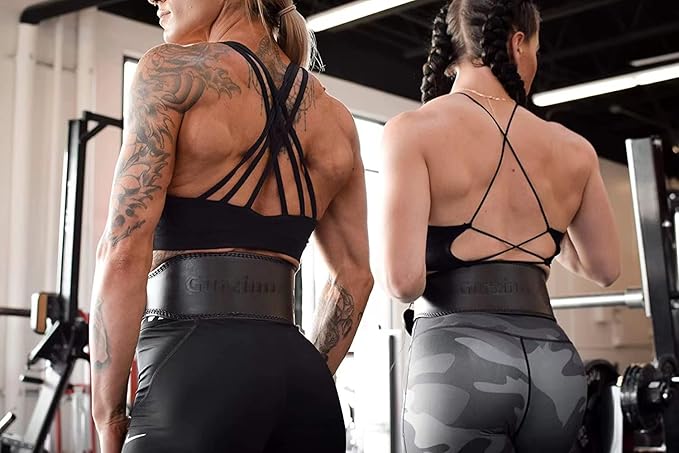 9mm Leather Fitness Weight Lifting Belt for Women&Men 4 Inches