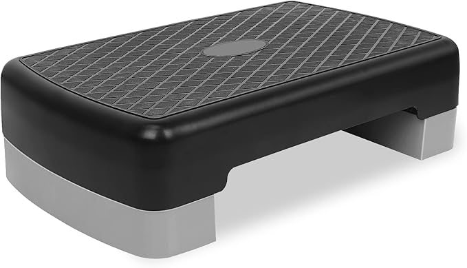 Height-Adjustable 4"-6" Step Aerobics Platform Fitness Equipment Stepper 2 Riser