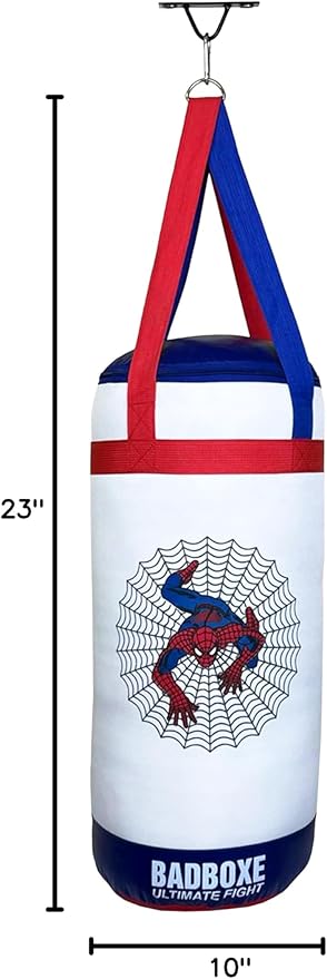 Kids Punching Bag w/Free Boxing Gloves | Junior 2FT Punching Bag Set w/Mount & Hanger | Youth Boxing Bag with Free Boxing Gloves