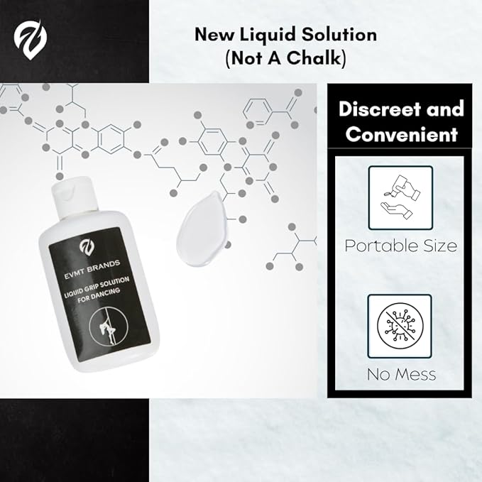 Liquid Chalk, Mess-Free Gym Chalk for Weightlifting, Gymnastics,
