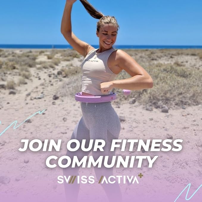 Swiss Activa+ Infinity Hoop Smart Weighted Hula Hoop