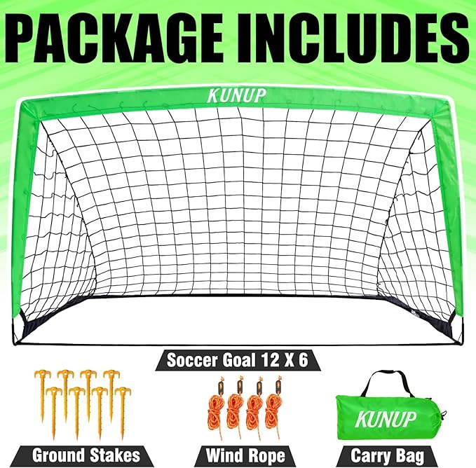Kids Soccer Goal for Backyard 5×3, 6×4, 6×4, 9×5FT 9×5FT Easy