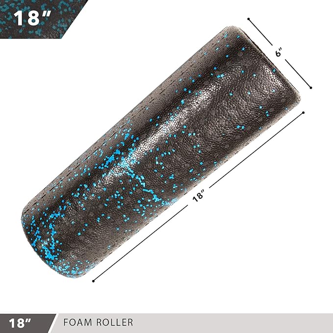 High-Density Round Foam Rollers - 4 Size and 8 Color