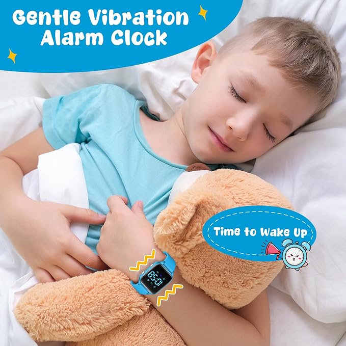 Kids Digital Watches for Boys Girls, Sports Watch with Fitness Tracker, Pedometer, Alarm Clocks, Stopwatch, No App Needed Waterproof Kids Watch, Gift for Teens Student Girls Boys Ages 5-14