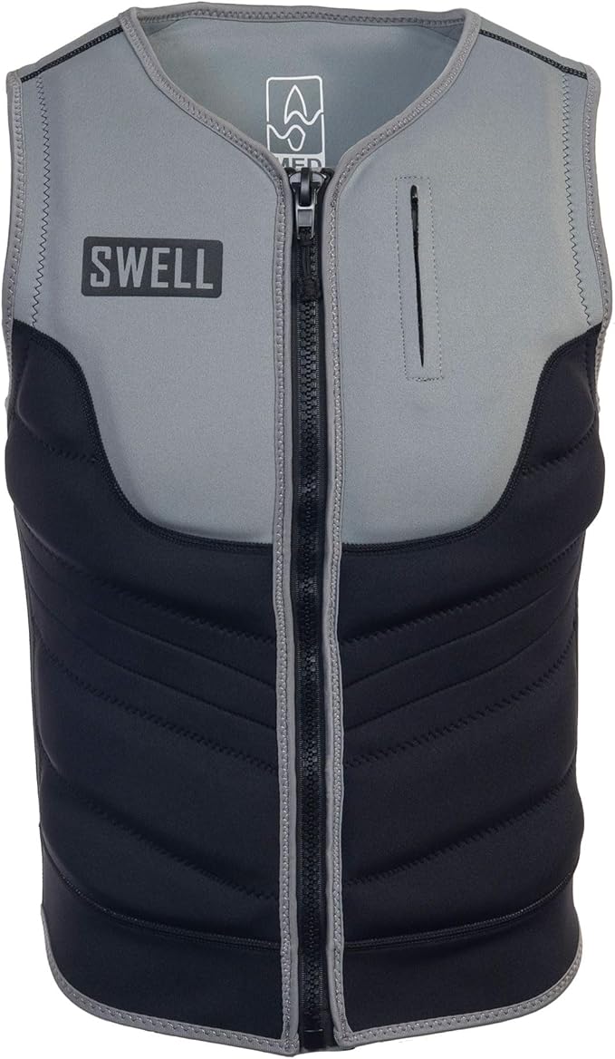 Mens Neoprene Wakesurf Comp Vest - Designed Exclusively for Wake Surfing, but Great for All Other Watersports Activities!