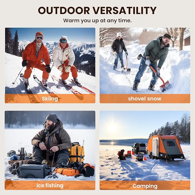 Heated Vest for Women, 5 in-1 Smart Controller, Lights-out Design, Lightweight (Battery Pack Not Included)