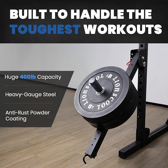 LIONSCOOL Dual Function Lever Arm Belt Squat Attachment 400lbs Capacity,