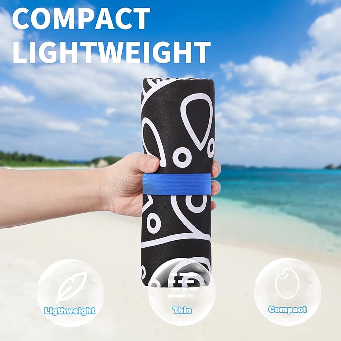 4 Pack Lightweight Thin Beach Towel Oversized 71"x32"