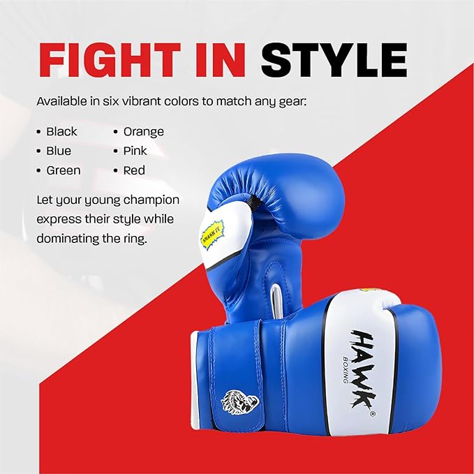 Kids Boxing Gloves for Kids Children Youth Punching Bag Kickboxing Muay Thai Mitts MMA Training Sparring Gloves