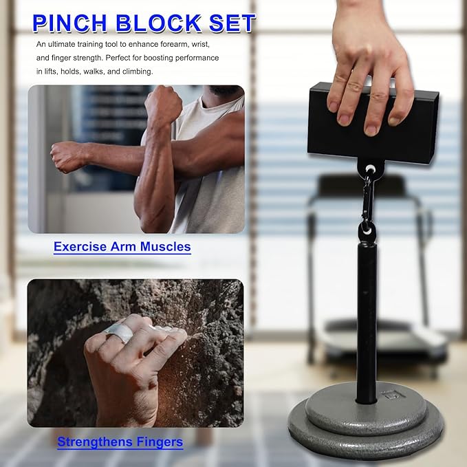 Metal Pinch Block Grip Set with Loading Pin