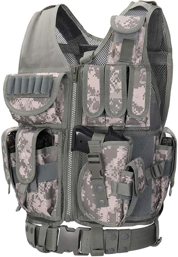 600D Tactical Airsoft Protective Vest for CS, Paintball Shooting