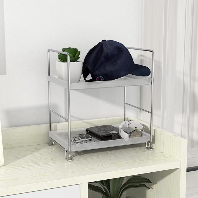 2 Tier Bathroom Organizer Countertop