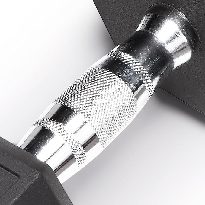 Marcy Rubber Hex Dumbbell - Available for 25lb - 50lb