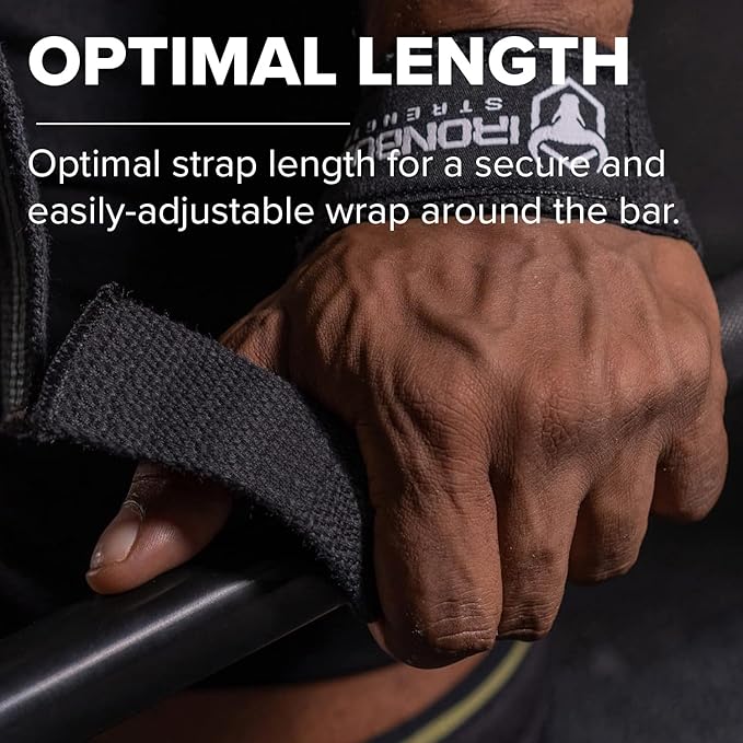 Lifting Straps (1 Pair) - Wrist Straps for Weightlifting - Lifting Straps Gym for Deadlift - Weight Lifting Straps for Weight Training - Gym Straps for Workout, Powerlifting, Strength Training and Bodybuilding - For Men and Women