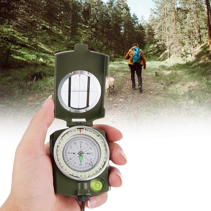 Military Green Compass