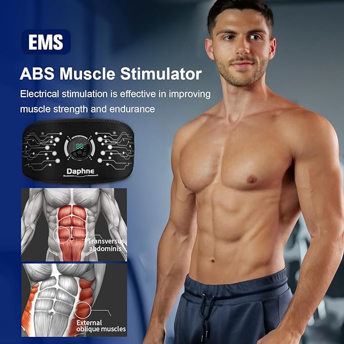 ABS Stimulator, Effective Muscle Stimulator for Abdomen, Ab