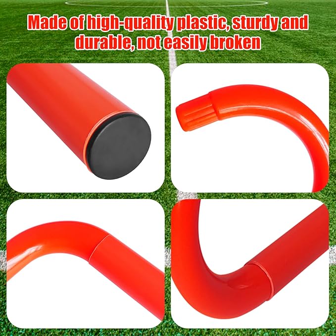 4 Pack Agility Speed Training Hurdles- 9" Detachable
