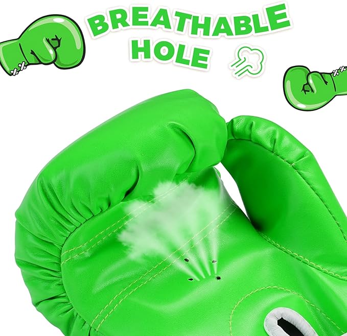 Kids Boxing Gloves, Youth Boxing Training Gloves for Kids 3-9 Year Boys and Girls, 4&6OZ Fighting Gloves, Punching Bag Kickboxing Thai Mitts MMA Training Sparring Gloves