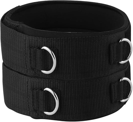 1 Pair Thigh Strap Neoprene Padded Fitness Legs Cuff Adjustable Strength Training Accessories Speed Exercise for Taekwondo Football Running