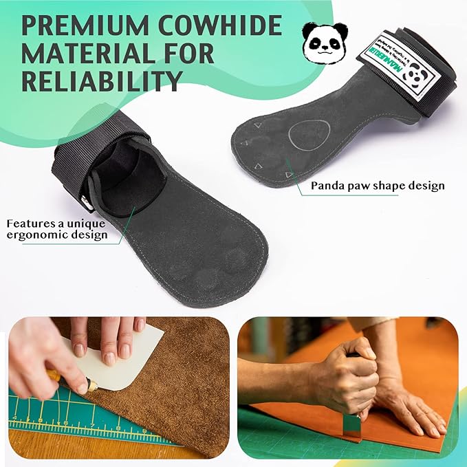 MANUEKLEAR Weight Lifting Wrist Wraps