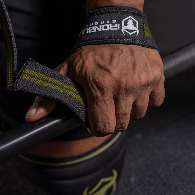 Lifting Straps (1 Pair) - Wrist Straps for Weightlifting - Lifting Straps Gym for Deadlift - Weight Lifting Straps for Weight Training - Gym Straps for Workout, Powerlifting, Strength Training and Bodybuilding - For Men and Women