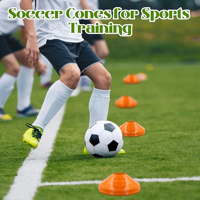 30 Pcs Disc Cones Training Cones Agility Soccer