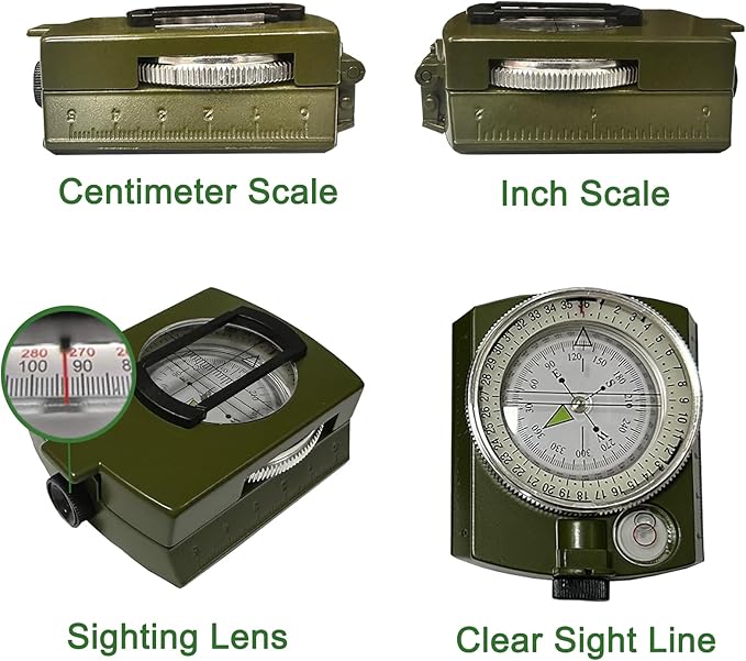 Military Compass, JYEASTZ Compass Military Grade for Hiking