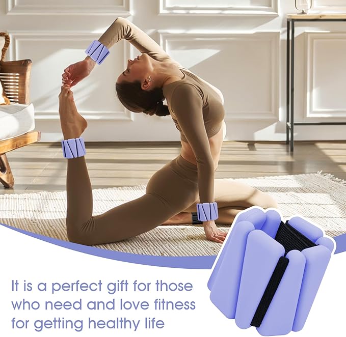 Adjustable Wrist Weights Set of 2 (1Lbs Each)