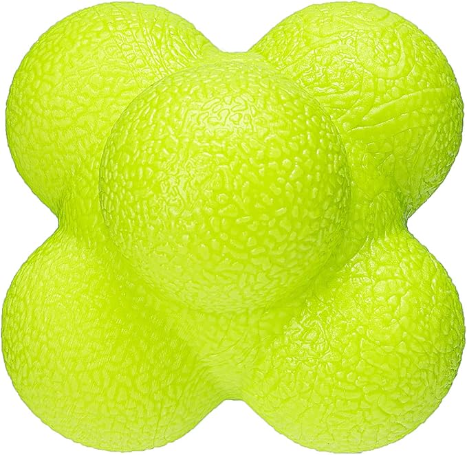 Hexagonal Reaction Ball High Density Rubber Foam Bounce (2 Pack