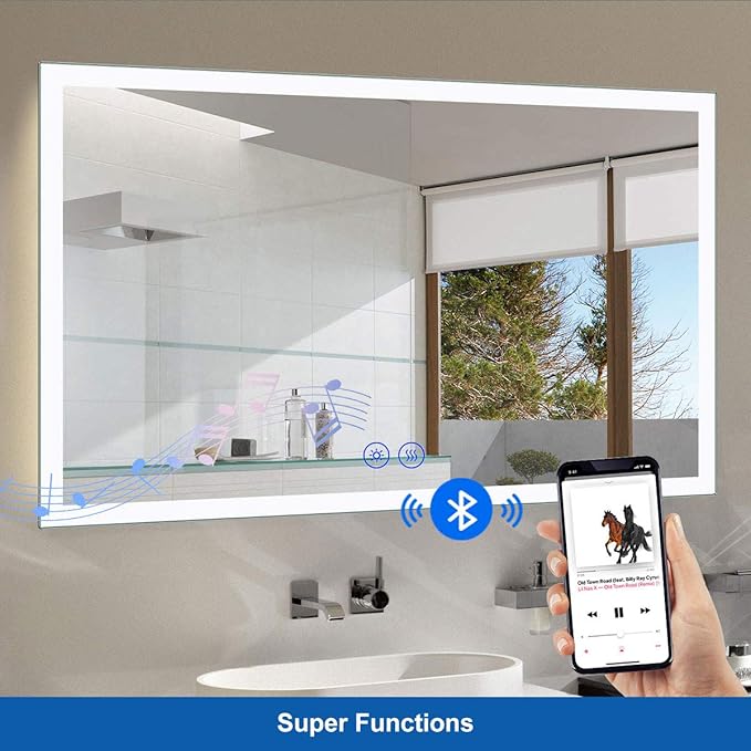 55 x 36 in Dimmable Anti-Fog LED Bathroom (NT051-5536)