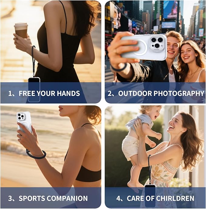 2 Pack Phone Lanyard for Cellphone Case, Phone Wrist Strap for Case, Cellphone Strap Wrist Lanyard for Women and Men