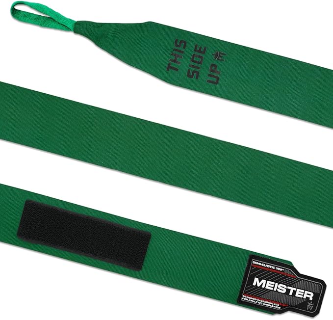 Meister Adult 180" Semi-Elastic Hand Wraps for MMA & Boxing (Pair)